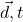 \vec d,t
