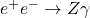 e^+e^- \to Z\gamma