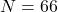 N=66