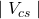 \mid V_{cs} \mid