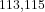 ^{113,115}