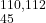 ^{110,112}_{45}