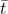\bar t