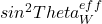 sin^2Theta^{eff}_W