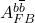 A_{FB}^{b\overline{b}}