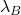 \lambda_{B}