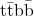 \mathrm{t\bar{t}}\mathrm{b\bar{b}}