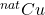 ^{nat}Cu