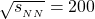 \sqrt{s_{_{NN}}}=200