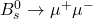 B^0_s \rightarrow \mu^+ \mu^-