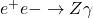 e^+e- \to Z\gamma