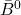 \bar{B}^0