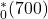 ^*_0(700)