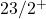 23/{2}^{+}