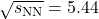 \sqrt{s_{\mathrm{NN}}} = 5.44