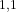_{1,1}