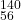^{140}_{56}