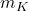 m_K