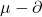 \mu - \partial