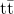 \text{t}\bar{\text{t}}