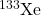 ^{133}\mathrm{Xe}