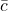 \bar c