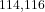 ^{114,116}