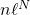n\ell^N