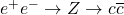 e^+e^- \rightarrow Z \rightarrow c\overline{c}