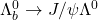 \Lambda^0_b \rightarrow J/\psi\Lambda^0